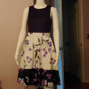 COPY - Kate Spade NWT Night Rose Crepe dress size…